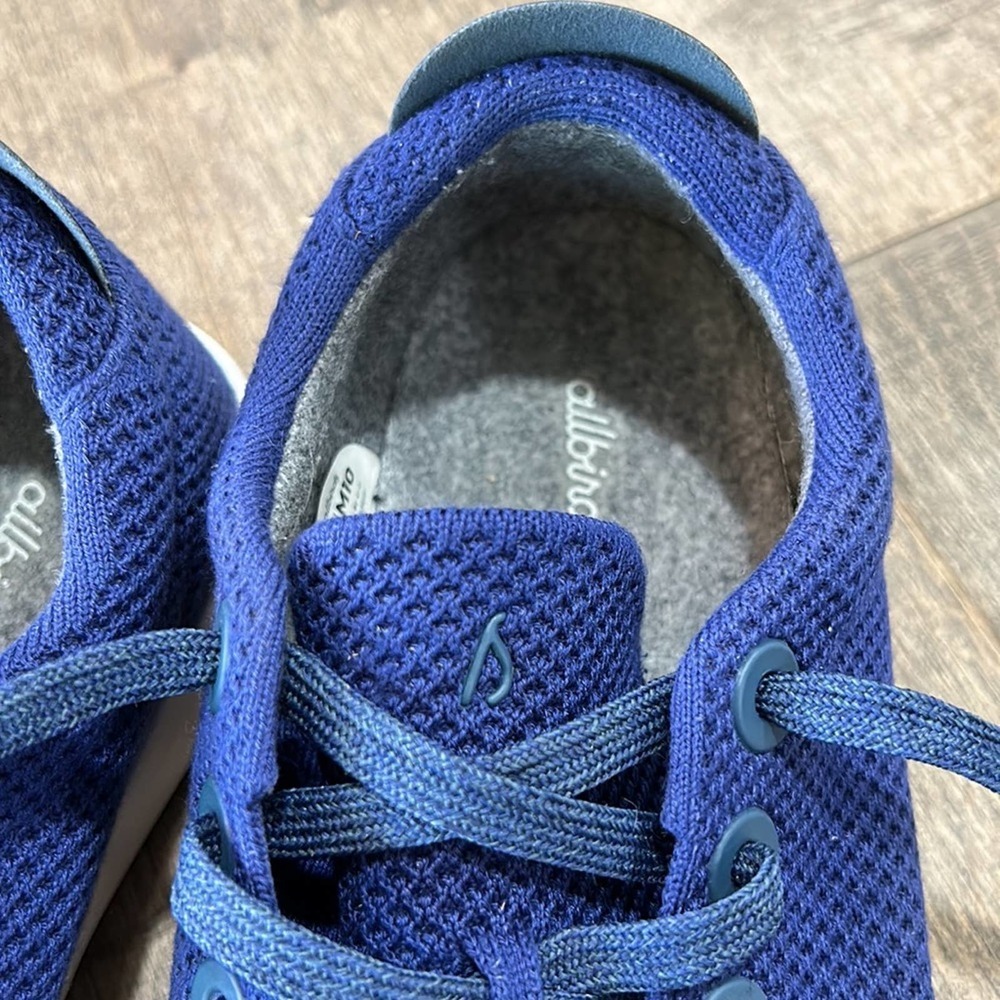 Allbirds Men's Tree Pipers Navy Blue Sneakers Men’s Size 10 - Picture 7 of 9